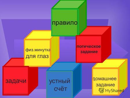 Презентация к уроку по математике (3 класс) по теме: Презентация по математике Параллепипед и куб для 3 класса