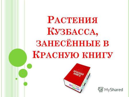 Методическая разработка по окружающему миру (1 класс) по теме: Урок окружающего мира Растения Кузбасса, занесённые в Красную книгу
