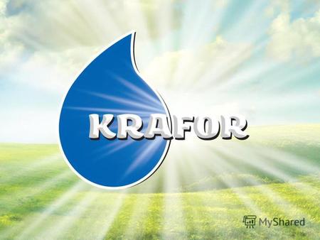 KRAFOR KRAFOR – новая торговая марка на рынке строительных лакокрасочных материалов. KRAFOR Продукция KRAFOR производится на современных производственных.