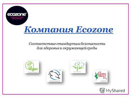 Компания Ecozone Соответствие стандартам безопасности для здоровья и окружающей среды.