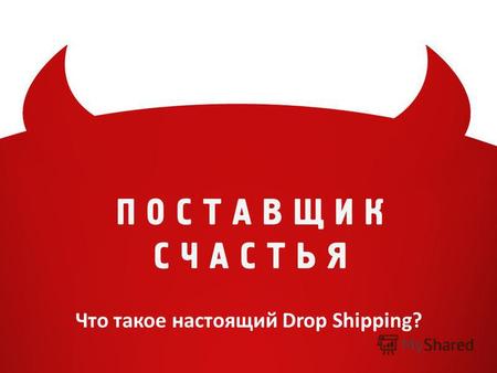 Что такое настоящий Drop Shipping?. Как вырос «Поставщик счастья» 2002 год Первый заказ – 22 мая 2002 года. 2 интернет-магазина 2008 год Запуск 2 новых.