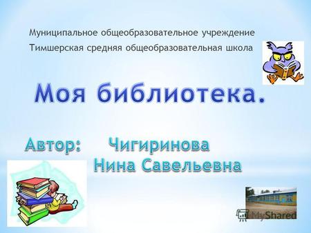 Муниципальное общеобразовательное учреждение Тимшерская средняя общеобразовательная школа.