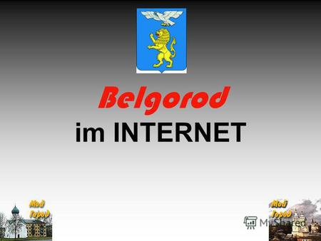 Belgorod im INTERNET. Die Grundfrage des Projekts: Wie ist Belgorod im Internet vorgestellt? Die Hypothese: Die Ausländer wissen nicht viel von Belgorod,