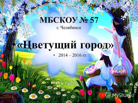 МБСКОУ 57 г. Челябинск «Цветущий город» 2014 – 2016 гг.