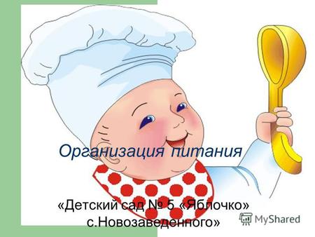 Организация питания «Детский сад 5 «Яблочко» с.Новозаведенного»