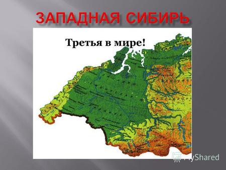 Третья в мире!. Западно-Сибирская равнина (история освоения) Рельеф Климат Природные ресурсы Природные зоны Внутренние воды.