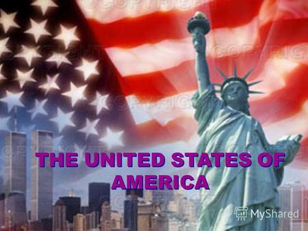 THE UNITED STATES OF AMERICA. The United States of America is the fourth largest country in the world (after Russia, Canada and China).