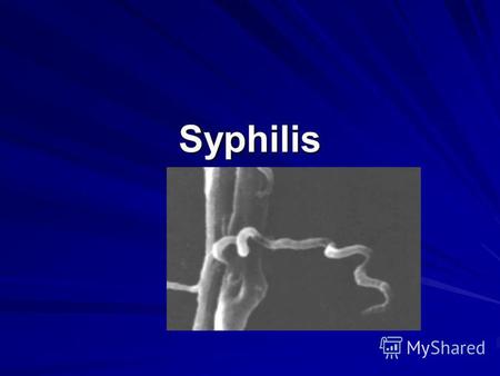 Syphilis Background Treponema pallidum is the microaerophilic spirochete that causes syphilis, a chronic systemic venereal disease with multiple clinical.