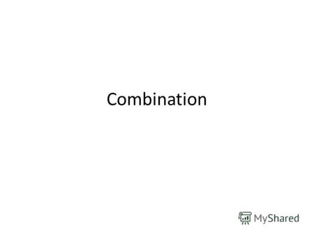 Combination. In mathematics a combination is a way of selecting several things out of a larger group, where (unlike permutations) order does not matter.