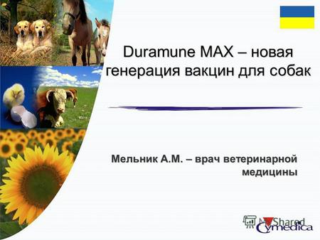 Duramune MAX – новая генерация вакцин для собак Мельник А.М. – врач ветеринарной медицины.