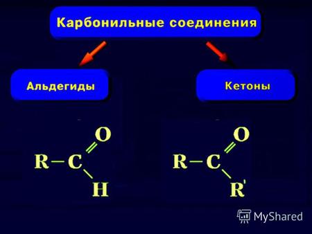 Альдегиды – это кислородосодержащие соединения, где радикал связан с альдегидной группой R –C = O Н C O C O C Альдегиды – это кислородосодержащие соединения,