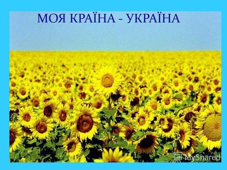 МОЯ КРАЇНА - УКРАЇНА. Україна включає 24 області та Автономну Республіку Крим.