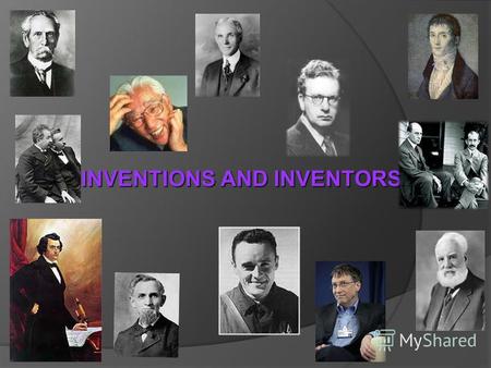 INVENTIONS AND INVENTORS To raise new questions, new possibilities, to regard old questions from a new angle, requires creative imagination and marks.