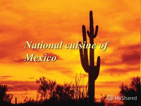 National cuisine of Mexico. History of origin Mexican cuisine is a style of food which is primarily a fusion of indigenous Central America cooking with.