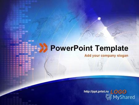 LOGO PowerPoint Template Add your company slogan.