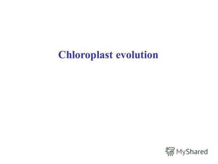 Chloroplast evolution. Chloroplast Plastid genomes: Plants100-150 genes30 photosynthetic Porphyra18240 ycf genes hypothetical chloroplast open reading.