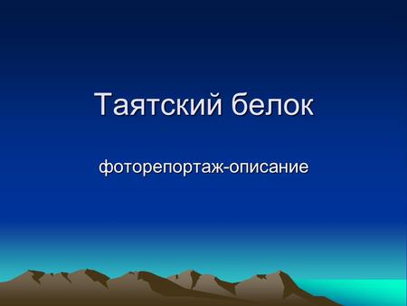 Таятский белок фоторепортаж-описание. Таятский Белок – это гора, которая расположена недалеко от п.Жаровск Курагинского района. Если смотреть на гору.