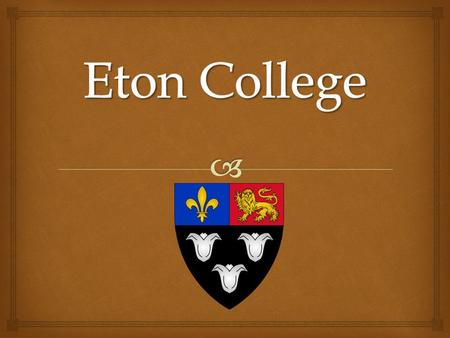 Eton College 