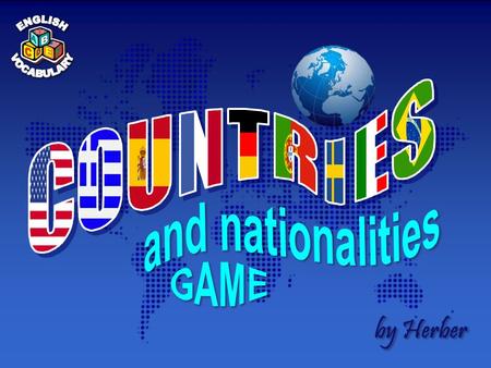 Countries & Nationalities Game