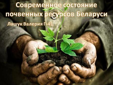 Земельные ресурсы – это часть земельного фонда страны, которая пригодна для хозяйственного использования. Земельный фонд Республики Беларусь это площадь.