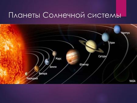 Планеты Солнечной системы.