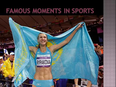 Olga Rypakova recognized as the best athlete of Kazakhstan.