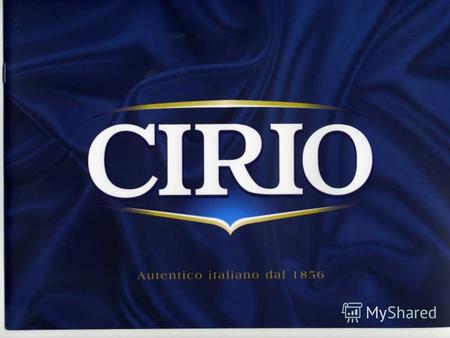 Cirio – настоящие итальянские томаты Cirio – это итальянская торговая марка с богатыми традициями и неизменным качеством, которая предлагает вам истинный.