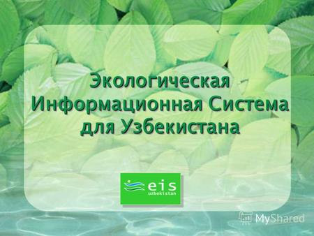 Экологическая Информационная Система для Узбекистана.