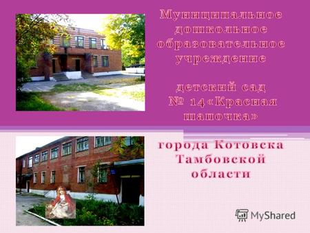 Заведующий дошкольным образовательным учреждением детский сад 14 «Красная шапочка»Андреева Мария МарияСерафимовна.