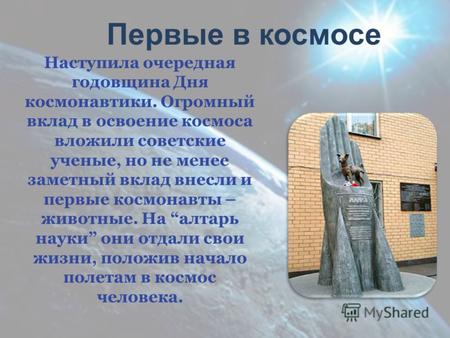 Наступила очередная годовщина Дня космонавтики. Огромный вклад в освоение космоса вложили советские ученые, но не менее заметный вклад внесли и первые.