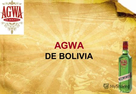 AGWA DE BOLIVIA. Изготовлен в Амстердаме AGWA (Агва) – первый в мире крепкий энергетический ликер (крепость 30%), на основе трав. AGWA DE BOLIVIA.
