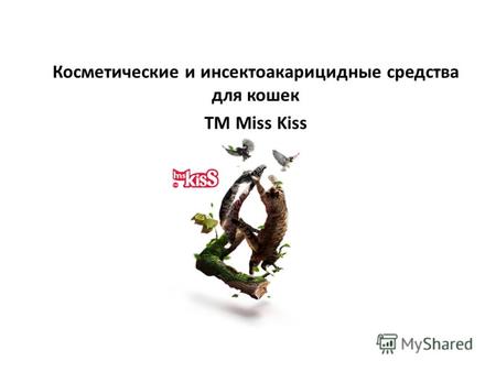 Косметические и инсектоакарицидные средства для кошек ТМ Miss Kiss.