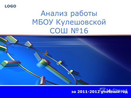 LOGO за 2011-2012 учебный год Анализ работы МБОУ Кулешовской СОШ 16.
