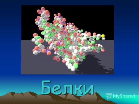 Белки Белки – высокомолекулярные природные соединения (биополимеры), состоящие из остатков аминокислот, которые соединены пептидной связью. Белки Протеины.