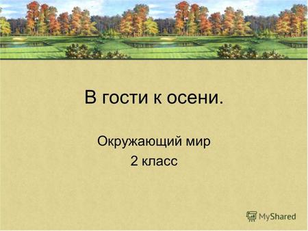 В гости к осени. Окружающий мир 2 класс. Солнце скрыто за тучами. Идёт мелкий моросящий дождь. Косяк журавлей, курлыча, пролетает над лесом. Порывистый.