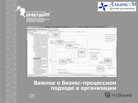 Www.a-m.in.ua г.Киев 2012 г. Важное о бизнес-процессном подходе в организации.