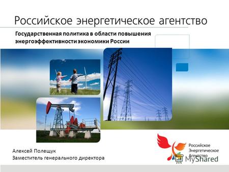 Source: Алексей Полещук Заместитель генерального директора Государственная политика в области повышения энергоэффективности экономики России.