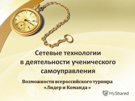 Возможности всероссийского турнира «Лидер и Команда »