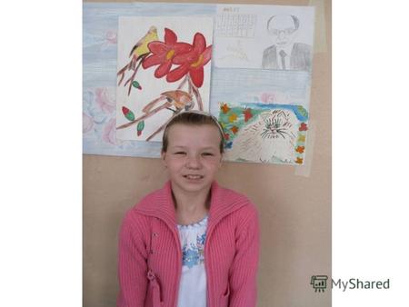 Персональная выставка рисунков Меньшиковой Виктории- ученицы 3 г класса.