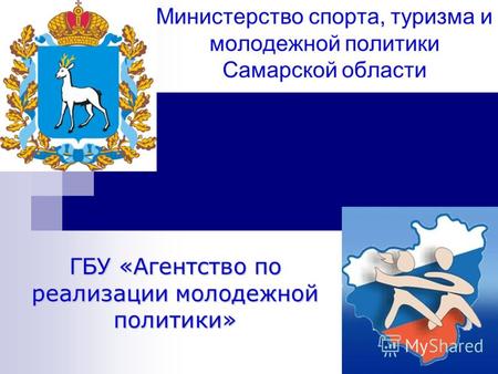 Министерство спорта, туризма и молодежной политики Самарской области ГБУ «Агентство по реализации молодежной политики»