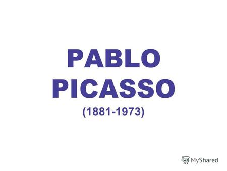 PABLO PICASSO (1881-1973). Автопортрет Портрет Поля Пикассо.