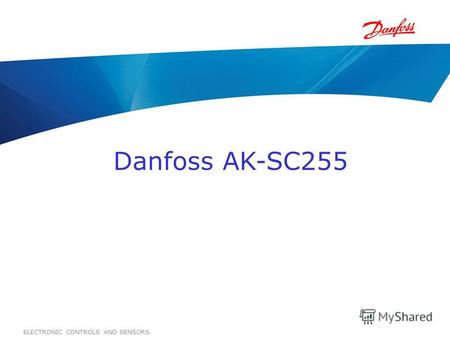 ELECTRONIC CONTROLS AND SENSORS Danfoss AK-SC255.