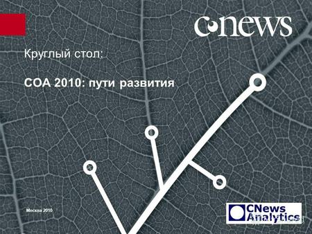 Круглый стол: СОА 2010: пути развития Москва 2010.