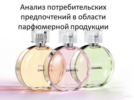Анализ потребительских предпочтений в области парфюмерной продукции.