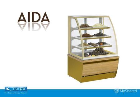Aida – новое семейство кондитерских витрин Разработка выполненная на основе отзывов покупателей и опыта, полученного при выпуске витрин Saga Разработаны.