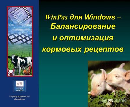 WinPas для Windows – Балансирование и оптимизация кормовых рецептов.