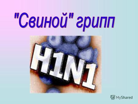 «Свиной» грипп (англ. Swine influenza) условное название заболевания людей и животных, вызываемого штаммами вируса гриппа, для которых характерно эпидемическое.