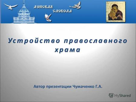 Устройство православного храма Автор презентации Чумаченко Г.А.