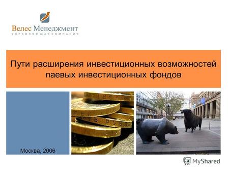 Пути расширения инвестиционных возможностей паевых инвестиционных фондов Москва, 2006.
