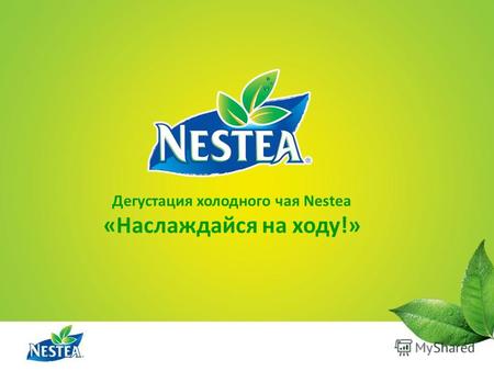 Дегустация холодного чая Nestea «Наслаждайся на ходу!»